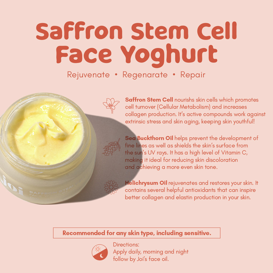 Saffron Stem Cell Face Yoghurt